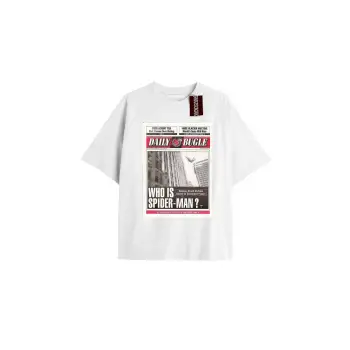 Spider-Man Gazete baskı Model No Way Home Tshirt