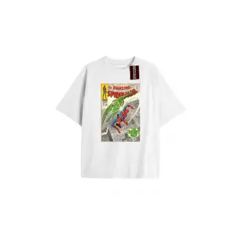 Spider-Man Gazete baskı Model No Way Home Tshirt