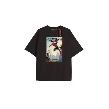 Spider-Man Gazete baskı Model No Way Home Tshirt