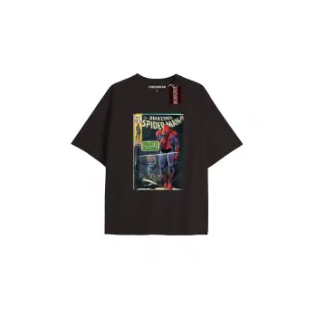 Spider-Man Gazete baskı Model No Way Home Tshirt