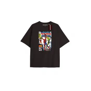 Spider-Man Gazete baskı Model No Way Home Tshirt