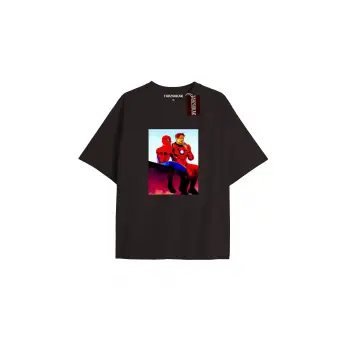 Spider-Man Gazete baskı Model No Way Home Tshirt