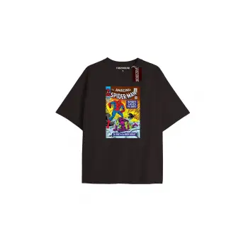 Spider-Man Gazete baskı Model No Way Home Tshirt