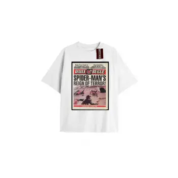 Spider-Man Gazete baskı Model No Way Home Tshirt