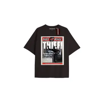 Spider-Man Gazete baskı Model No Way Home Tshirt