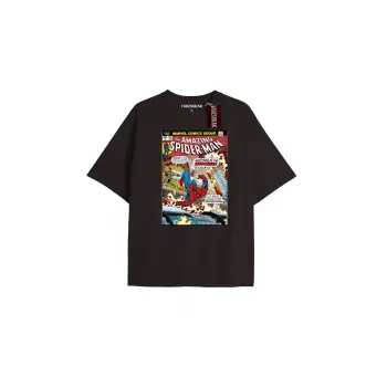 Spider-Man Gazete baskı Model No Way Home Tshirt