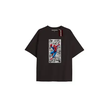 Spider-Man Gazete baskı Model No Way Home Tshirt