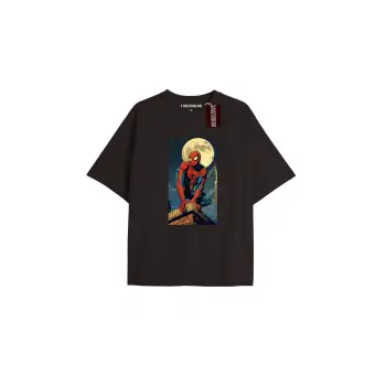Spider-Man Gazete baskı Model No Way Home Tshirt
