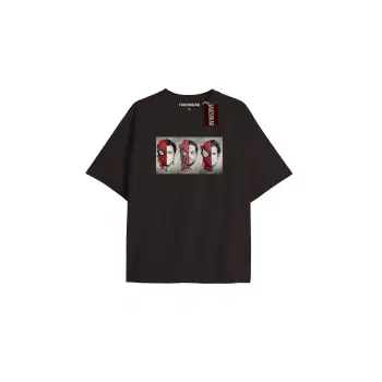 Spider-Man Gazete baskı Model No Way Home Tshirt