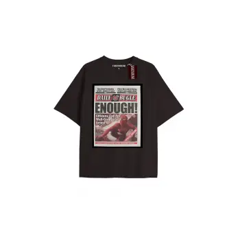 Spider-Man Gazete baskı Model No Way Home Tshirt