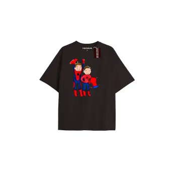 Spider-Man Gazete baskı Model No Way Home Tshirt