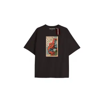 Spider-Man Gazete baskı Model No Way Home Tshirt