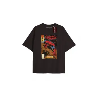 Spider-Man Gazete baskı Model No Way Home Tshirt