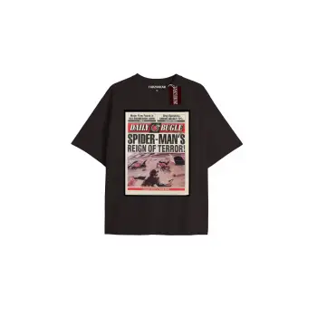 Spider-Man Gazete baskı Model No Way Home Tshirt