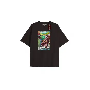 Spider-Man Gazete baskı Model No Way Home Tshirt