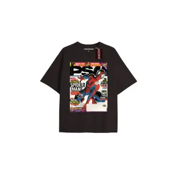 Spider-Man Gazete baskı Model No Way Home Tshirt
