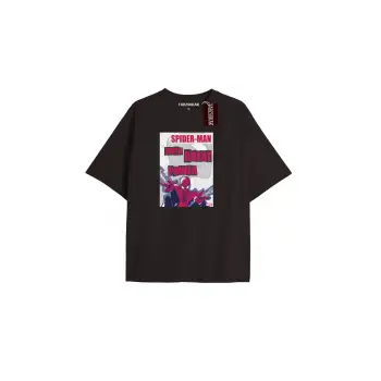 Spider-Man Gazete baskı Model No Way Home Tshirt