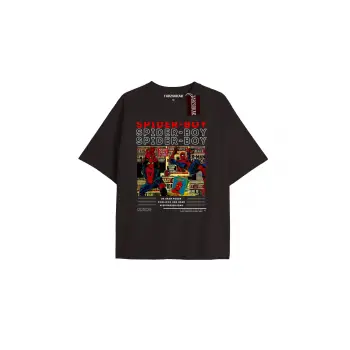 Spider-Man Gazete baskı Model No Way Home Tshirt