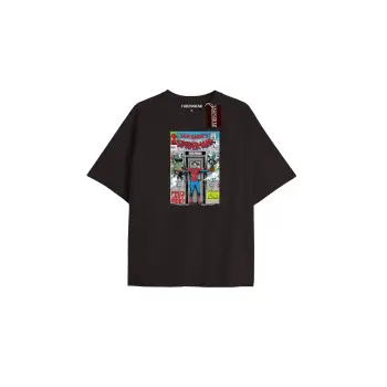 Spider-Man Gazete baskı Model No Way Home Tshirt