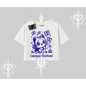 Stay Cool Kedi Baskılı Babby Tee Tshirt