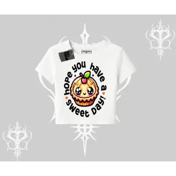 Sweet Day Cupcake Baskılı Babby Tee Tshirt
