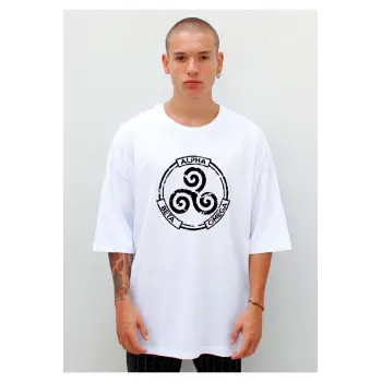 Teen Wolf Alpha Beta Omega Oversize Tişört