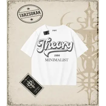 Theory Oversize Unisex Tişört