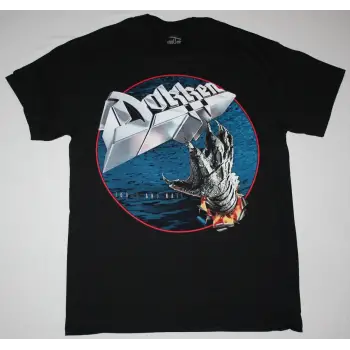 THIN LIZZY CHINATOWN 80 NEW BLACK T-SHIRT ÖN VE ARAKA BASKILI
