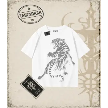 TIGER DarkArt   Oversize Unisex Tişört
