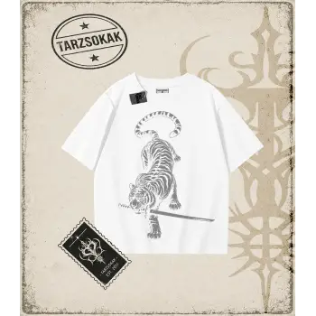 TIGER DarkArt   Oversize Unisex Tişört