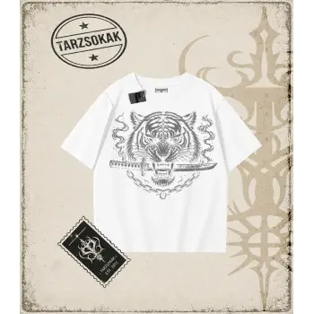 TIGER DarkArt   Oversize Unisex Tişört