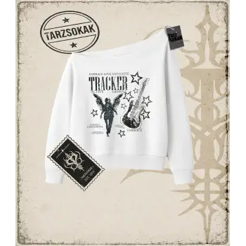 Tracker Kadın Kayık Yaka Sweatshirt