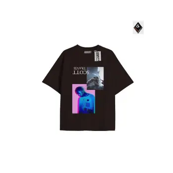 Travis Scott Siyah Oversize Unisex T-shirt