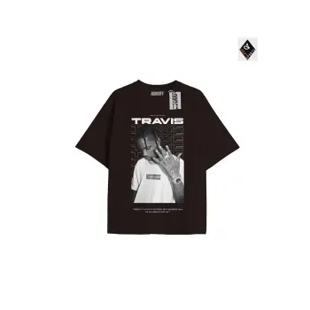 Travis Scott Siyah Oversize Unisex T-shirt
