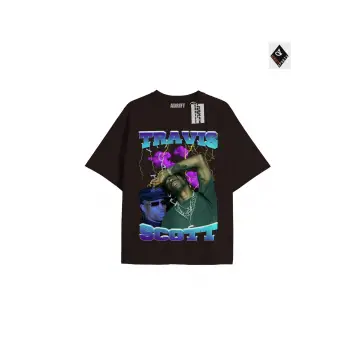 Travis Scott Siyah Oversize Unisex T-shirt