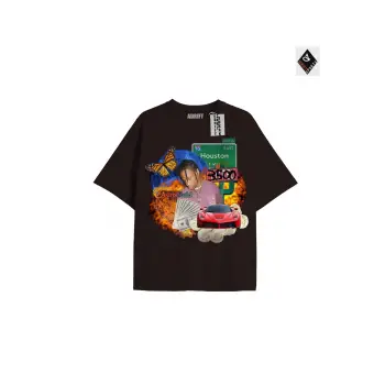 Travis Scott Siyah Oversize Unisex T-shirt