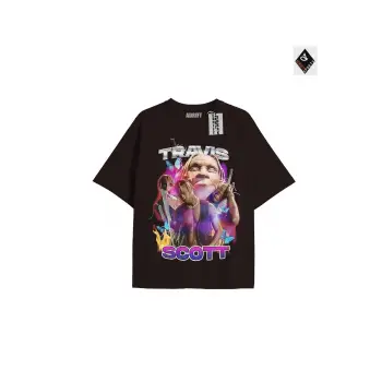 Travis Scott Siyah Oversize Unisex T-shirt