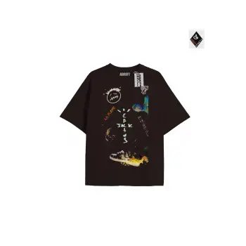 Travis Scott Siyah Oversize Unisex T-shirt