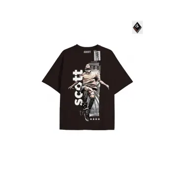 Travis Scott Siyah Oversize Unisex T-shirt