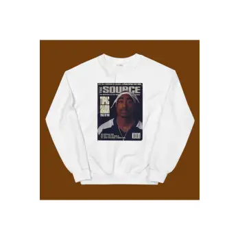 Tupac Sweatshirt Beyaz