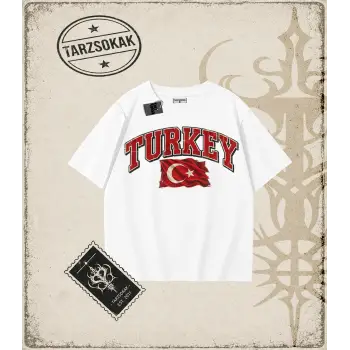 TURKEY  Oversize Unisex Tişört