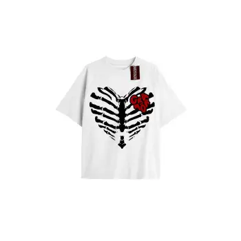 Uçak Baskılı Oversize Kalıp Unisex T-shirt