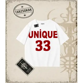 UNİQUE    KIRMIZI Oversize Unisex Tişört