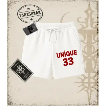 UNİQUE    KIRMIZI Unisex Şort
