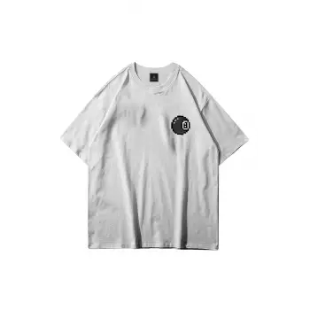 Unisex 8 Ball Beyaz Tshirt