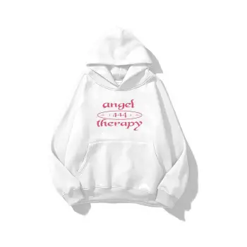 Unisex Angel Therapy Sweatshirt Beyaz