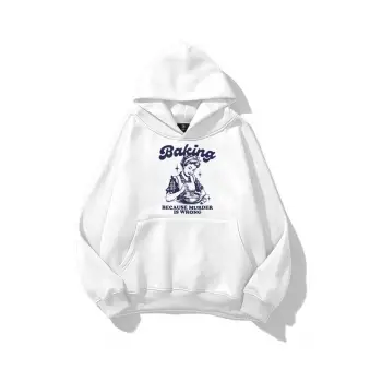 Unisex Baking Sweatshirt Beyaz