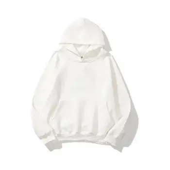 Unisex Beyaz Basic Sweatshirt Trndz200