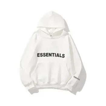 Unisex Beyaz Essentials Sweatshirt Trndz204