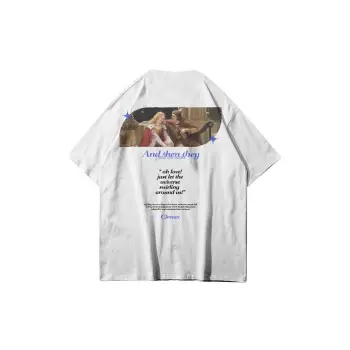 Unisex Beyaz Fall In Love Tshirt